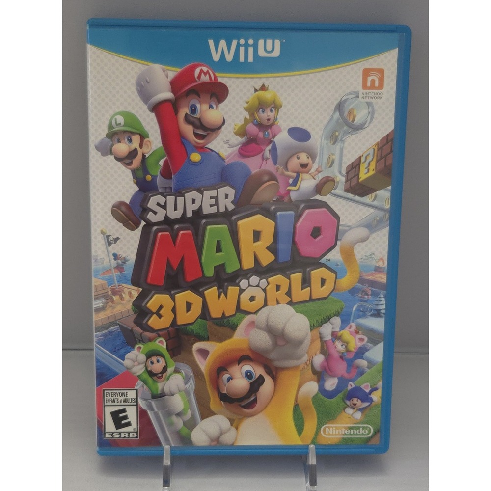 Super Mario 3D World - Nintendo Wii U 2013 - Complete in‎ Box (CIB) - Tested